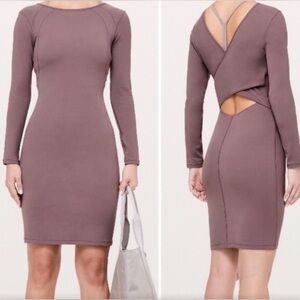 Lululemon Contour Dress Nulu Purple Size 6